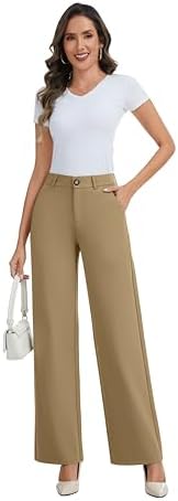 The Tailored Trouser in camel, side view