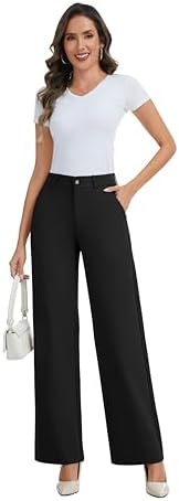 The Tailored Trouser in black, side view