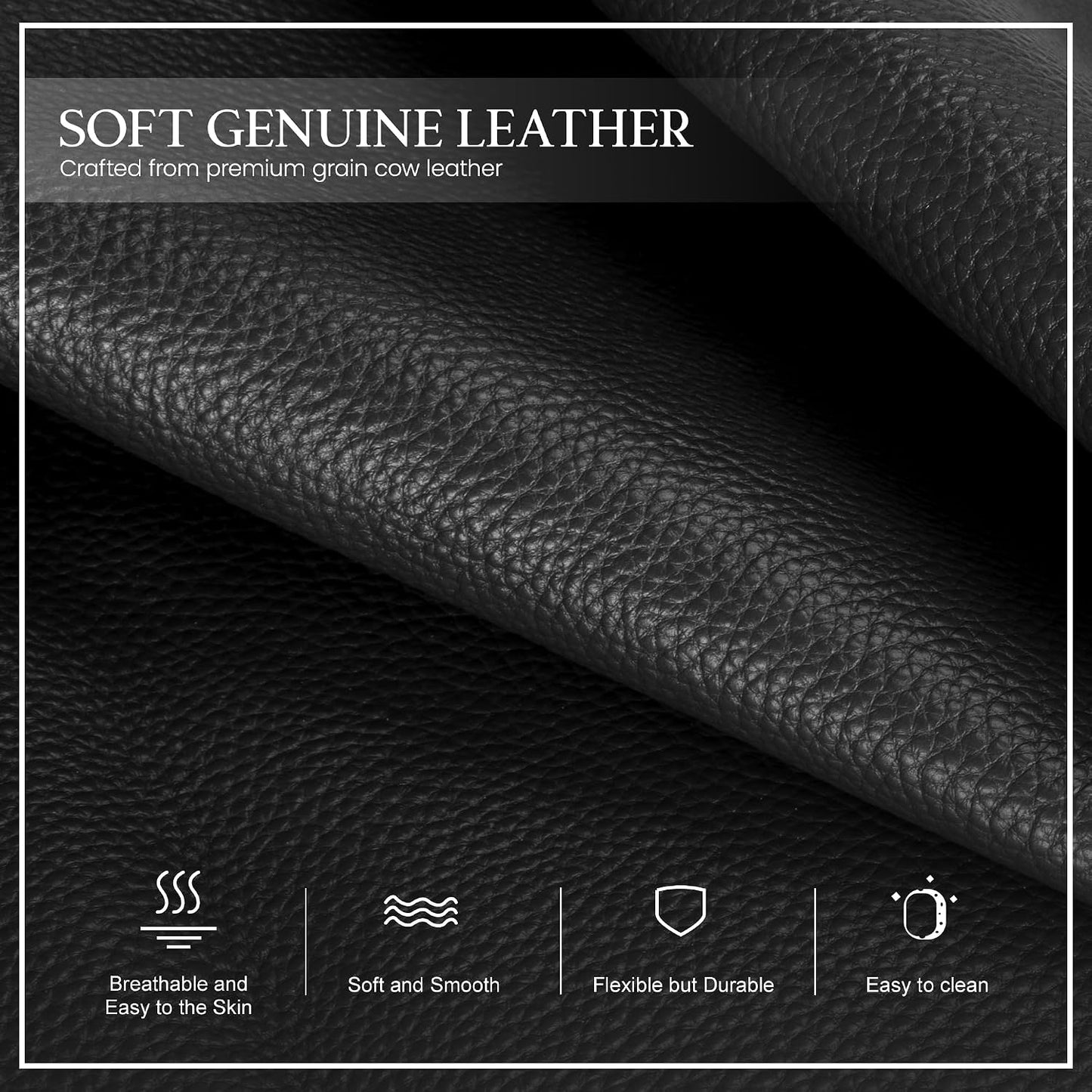 Anti-Theft Crossbody Bag for Women Genuine Leather, Small Cross Body Shoulder Handbags with RFID Card Slots